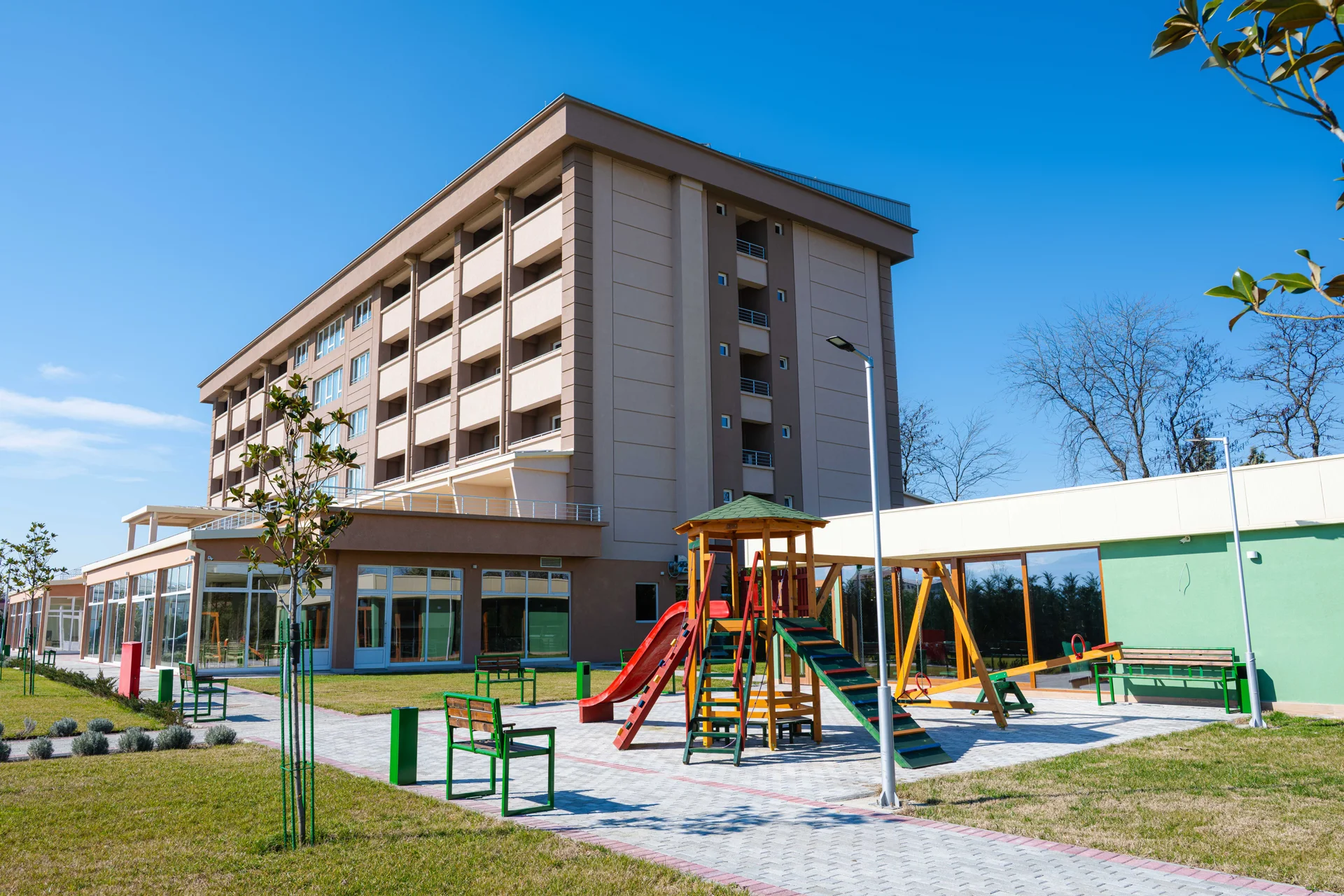 Паркот на Оаза - уредена зелена површина